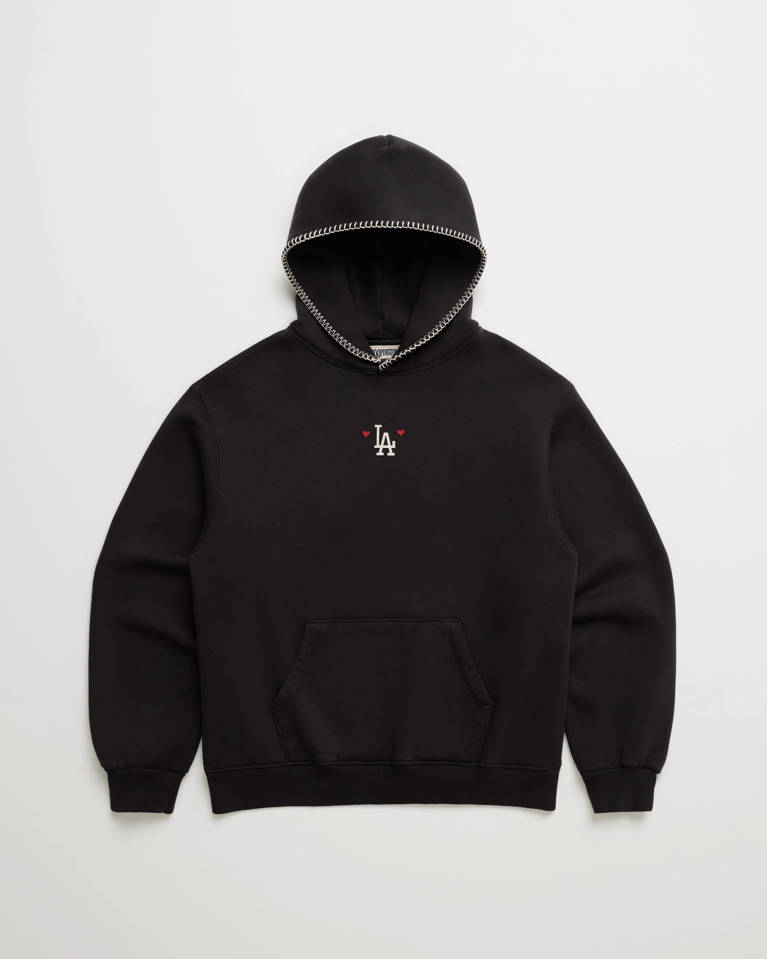 Dodgers Heart Fleece Hoodie