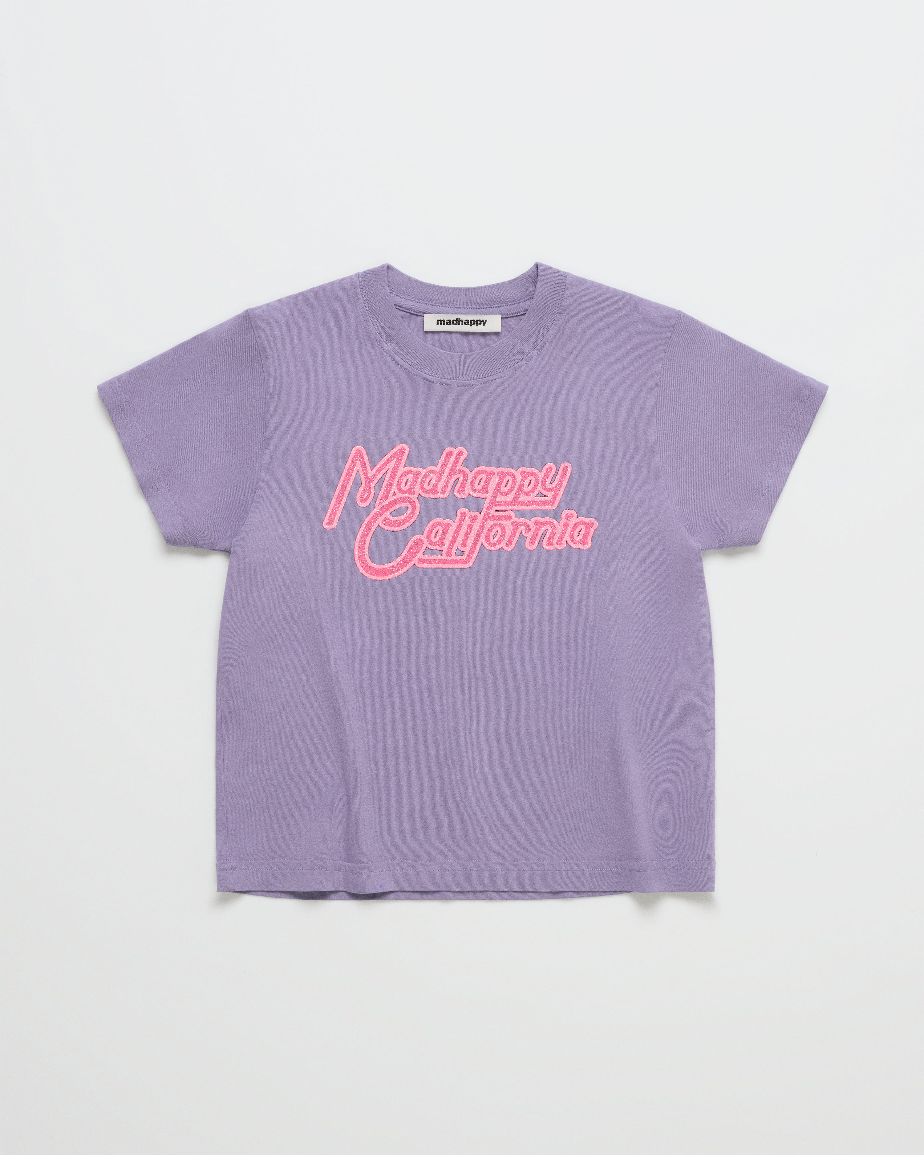 Glitter Print Shrunken Tee