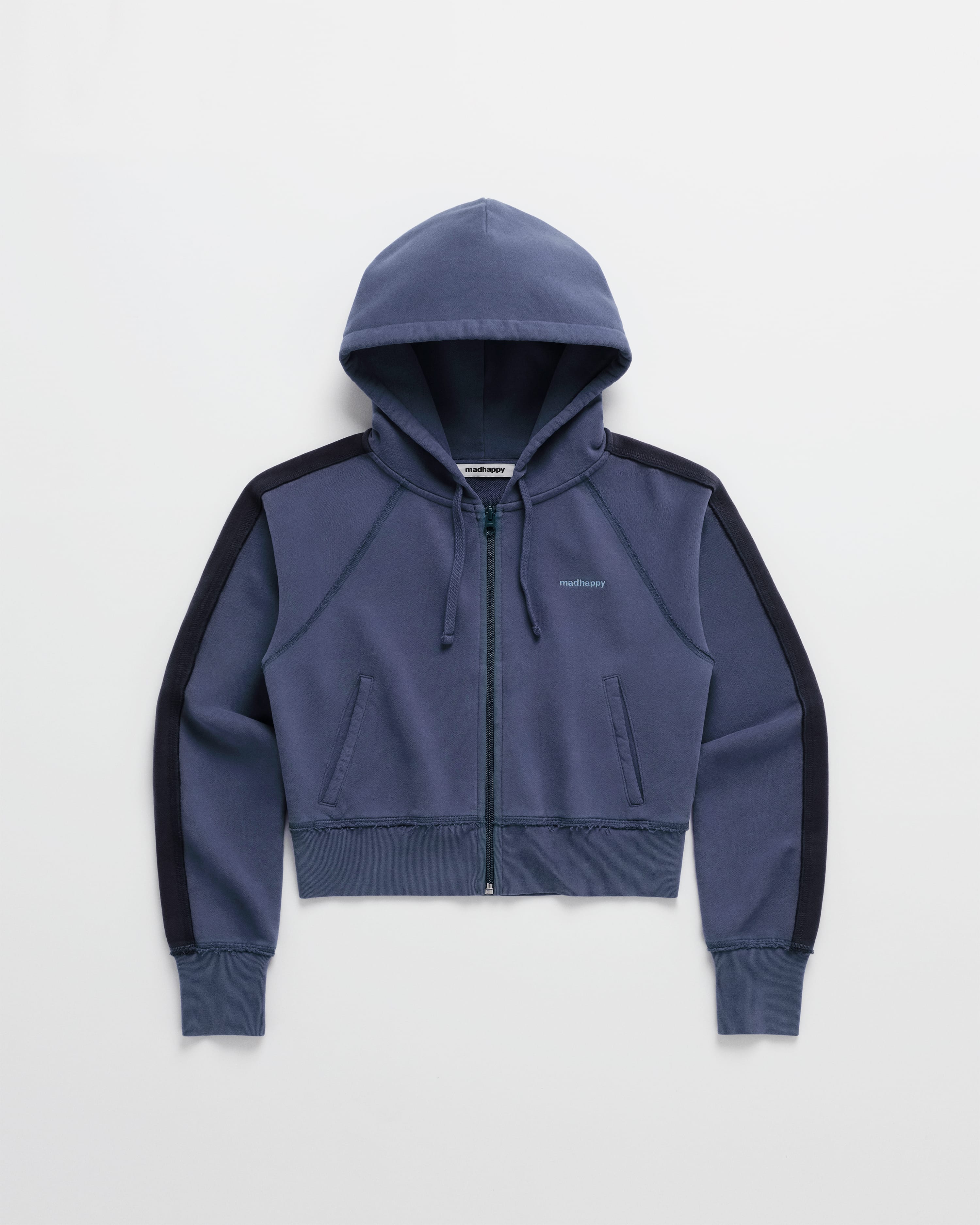 Lounge Cropped French Terry Zip Up