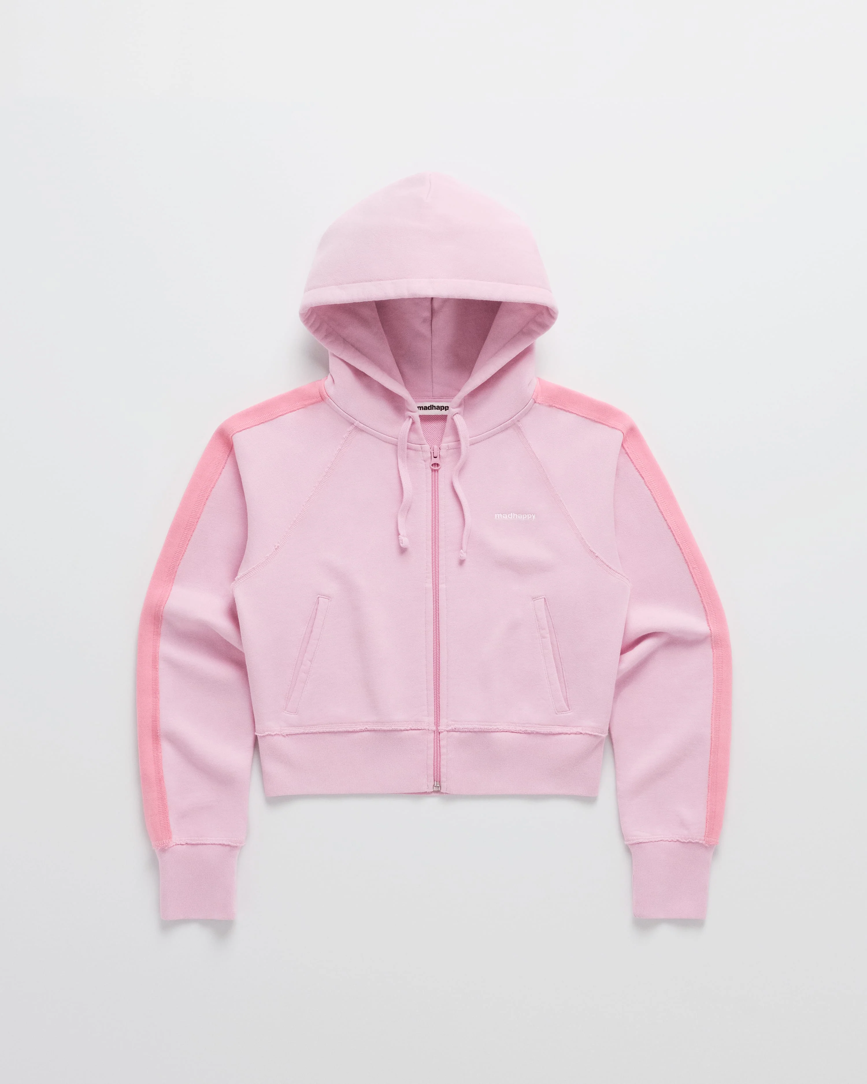 Lounge Cropped French Terry Zip Up