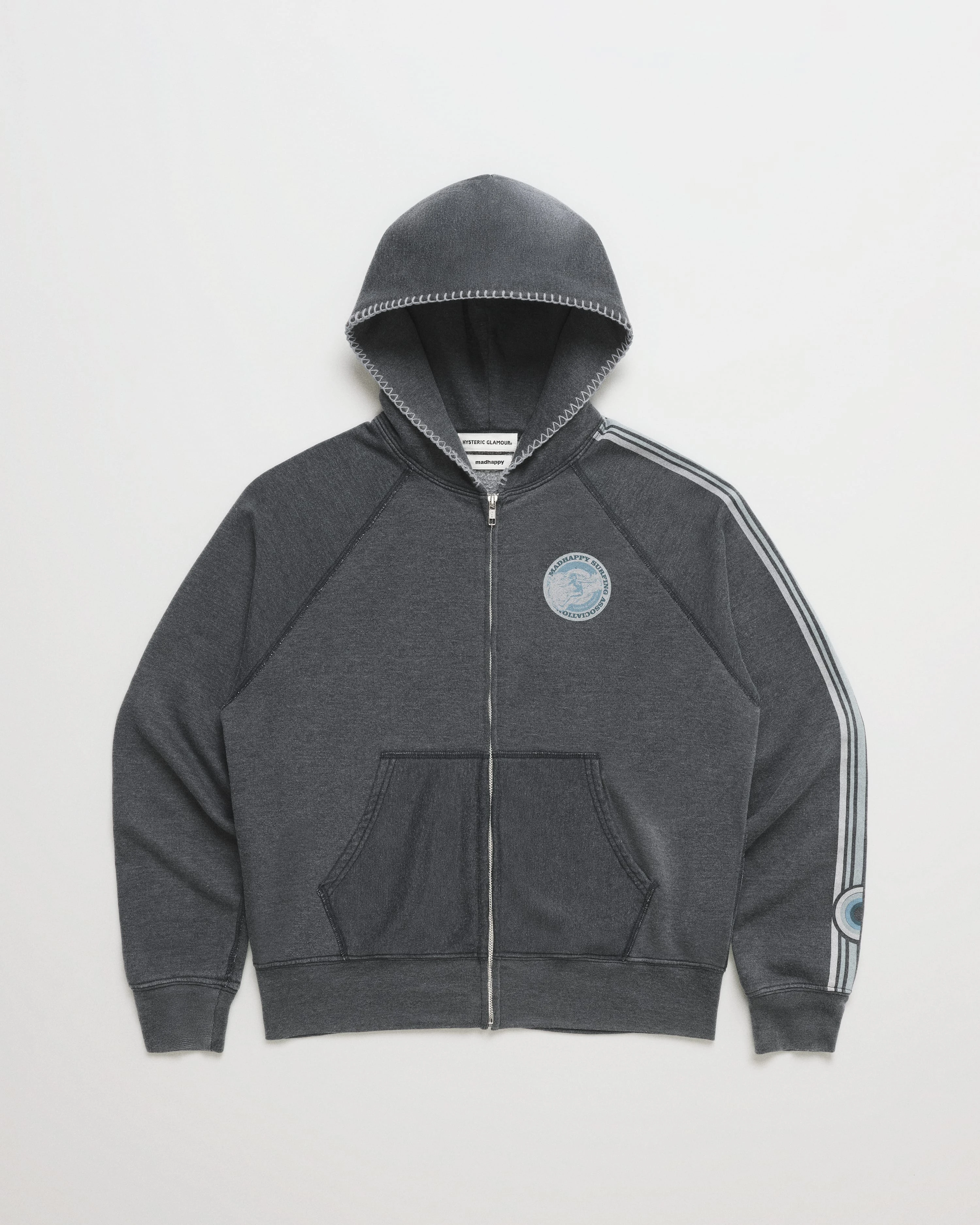 Hysteric Glamour Lightweight Fleece Zip Up
