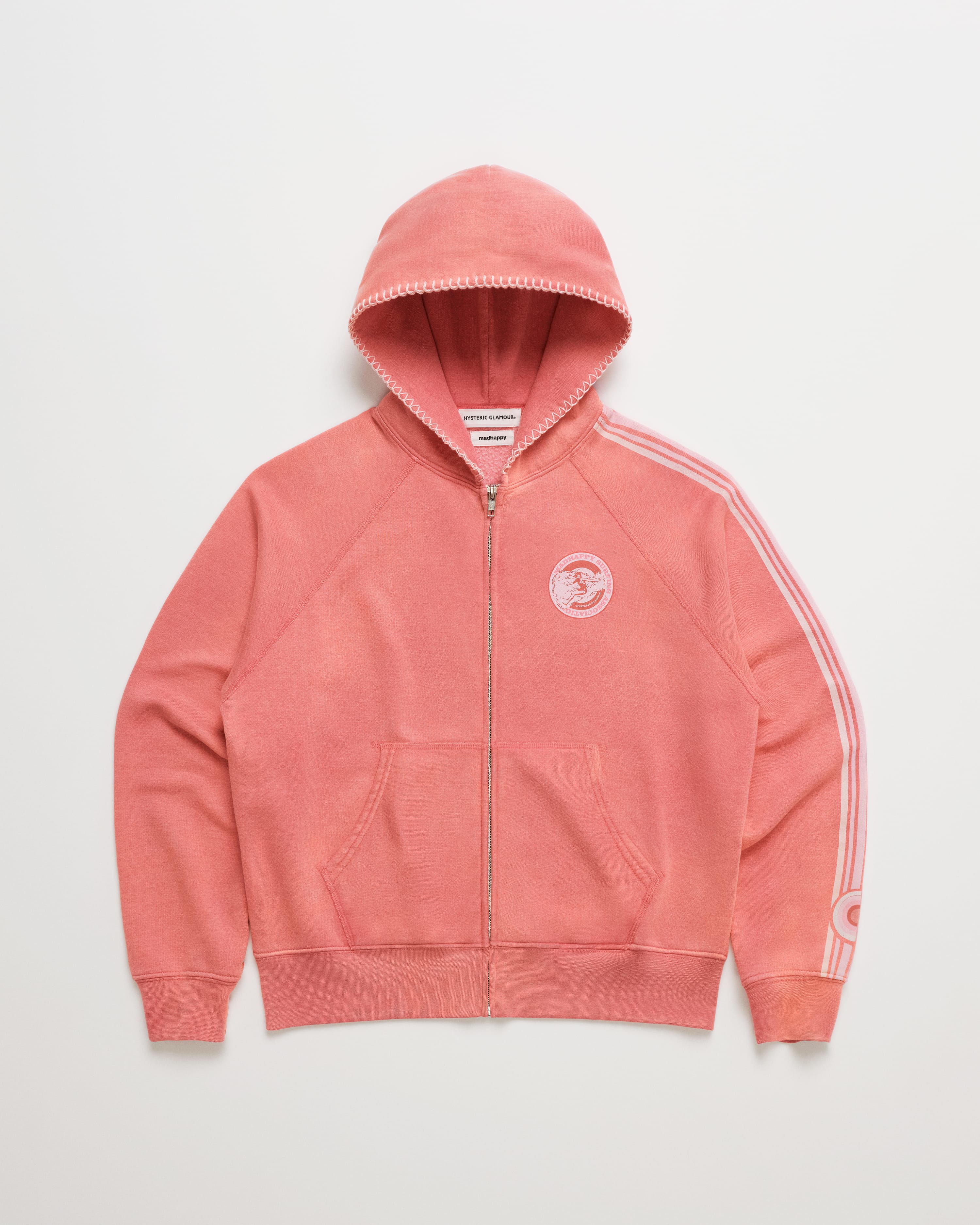 Hysteric Glamour Lightweight Fleece Zip Up