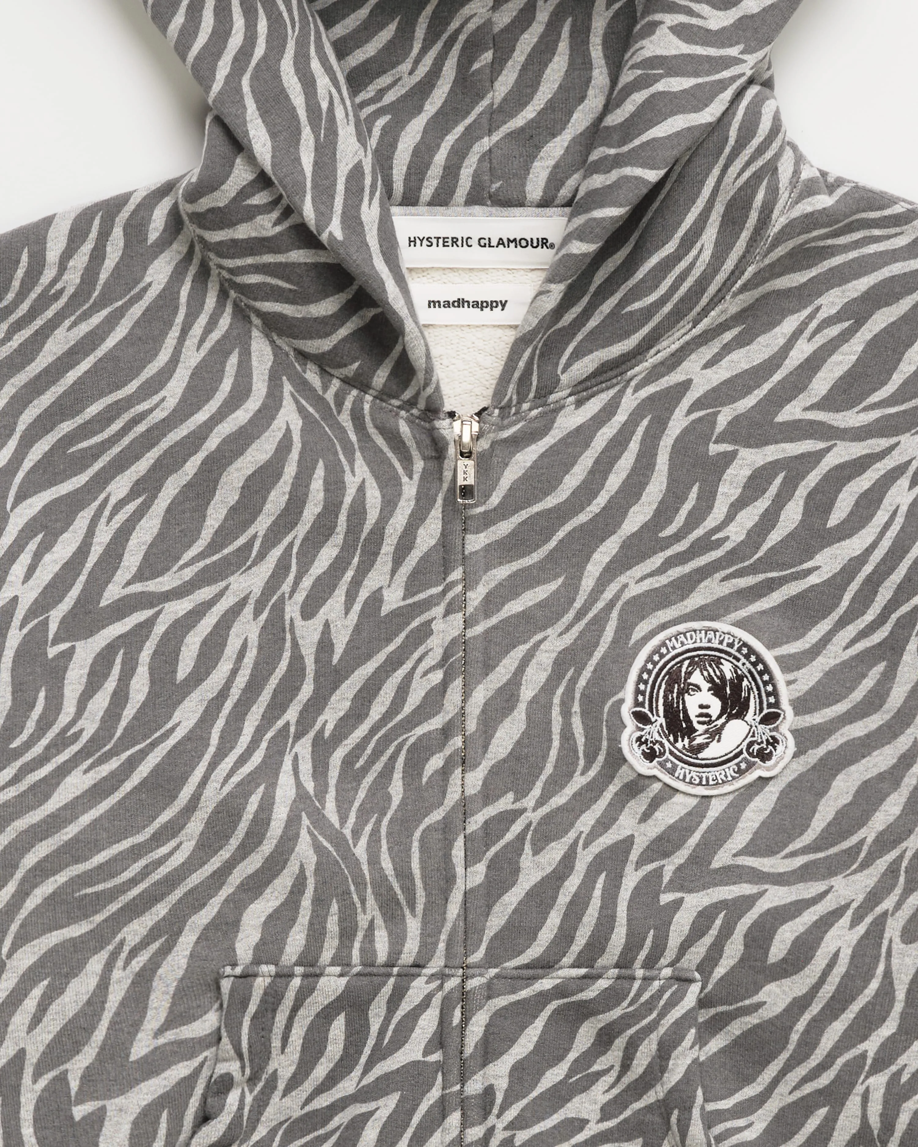 Hysteric Glamour Shrunken Zip Up