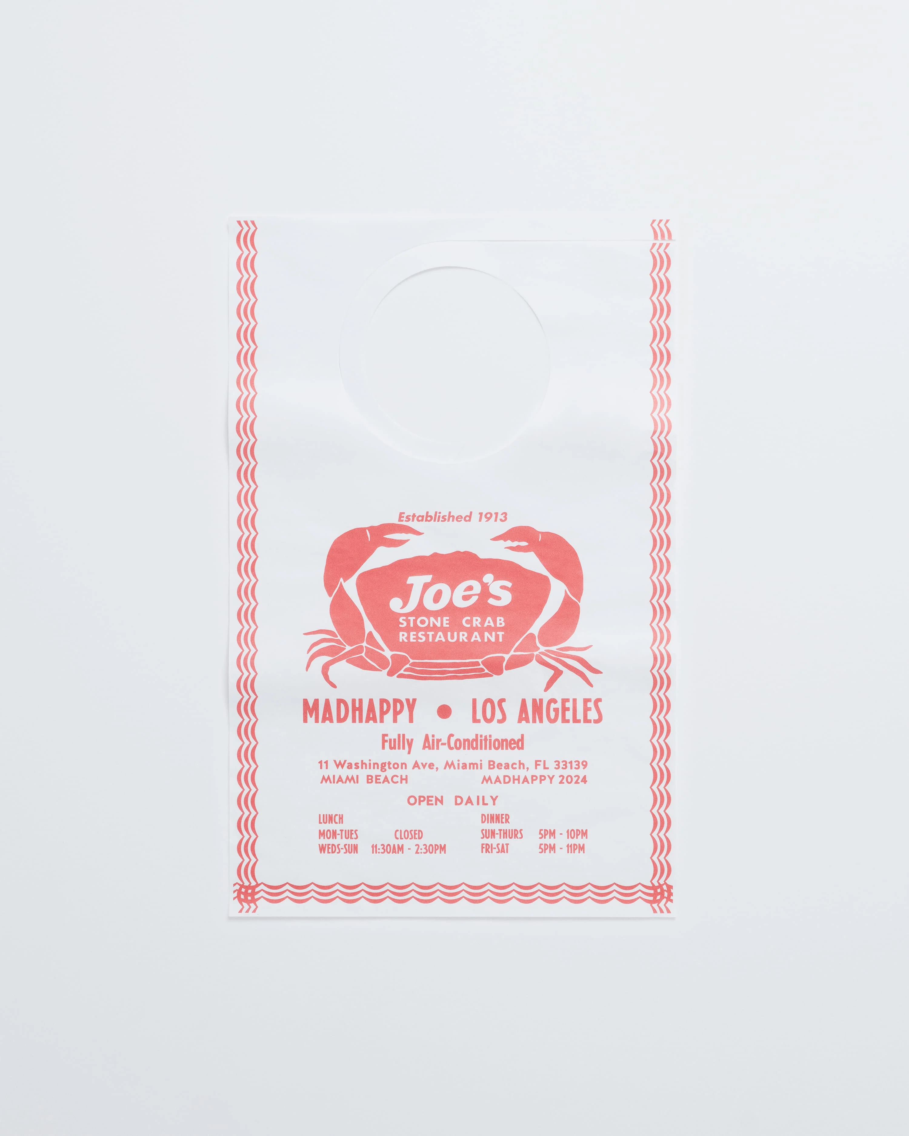 Joe's Stone Crab Bib