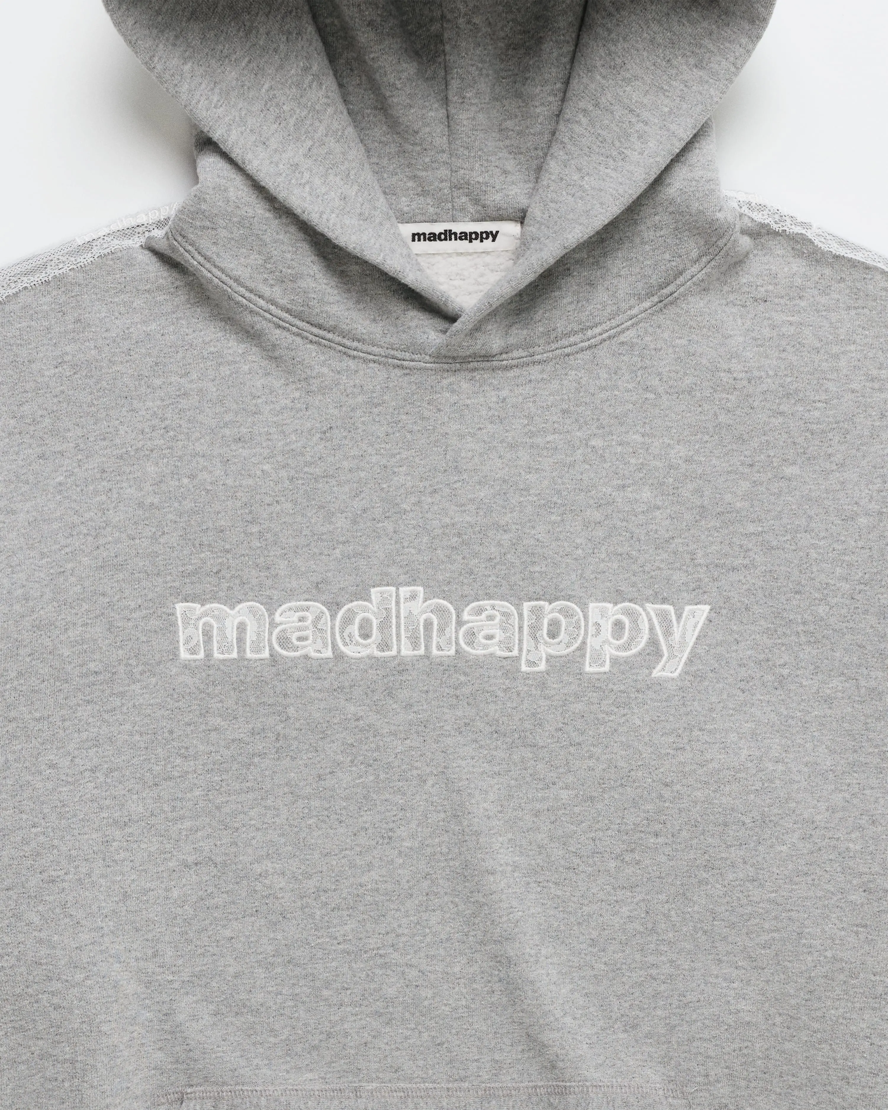 Lace Trim Midweight Hoodie
