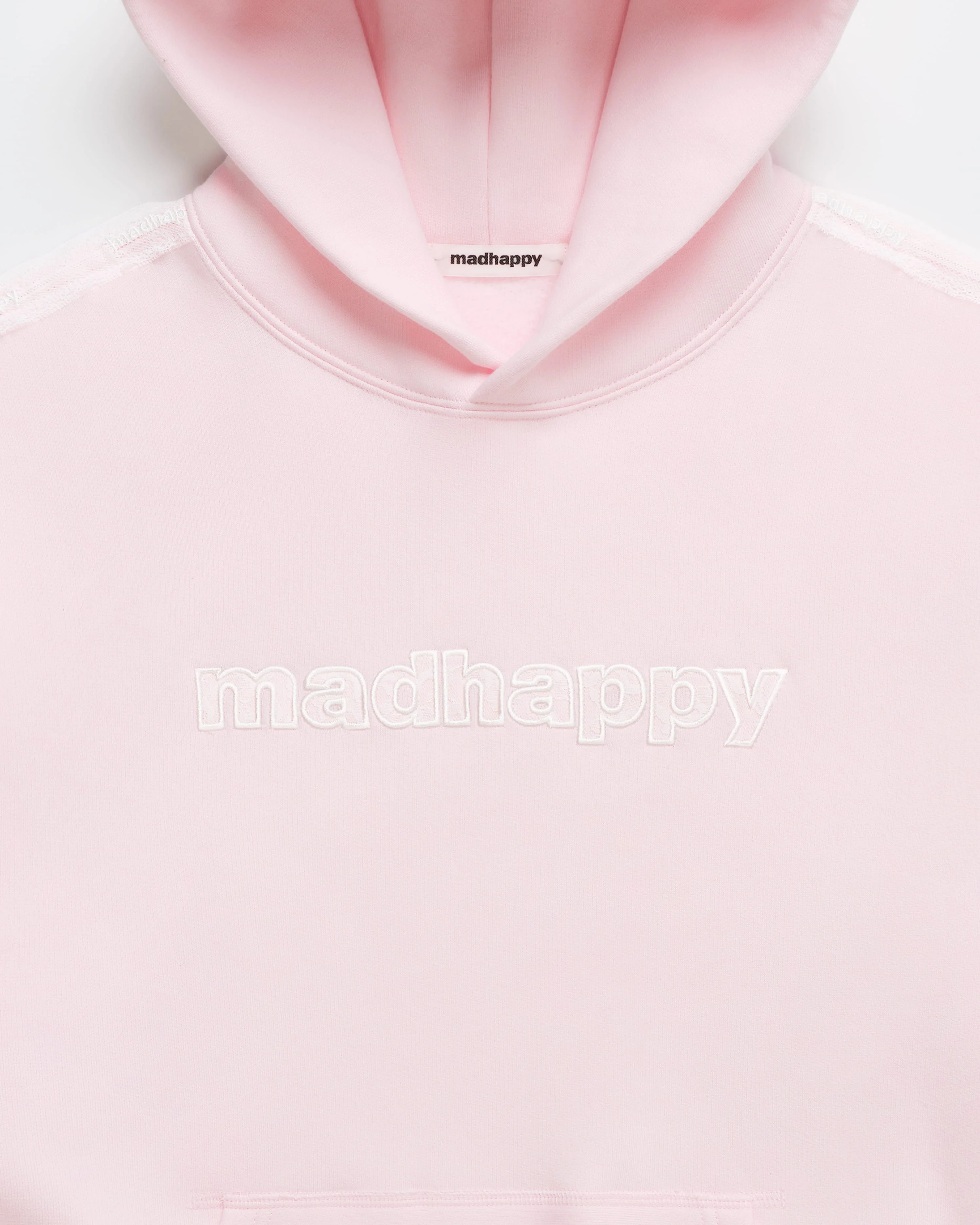 Lace Trim Midweight Hoodie