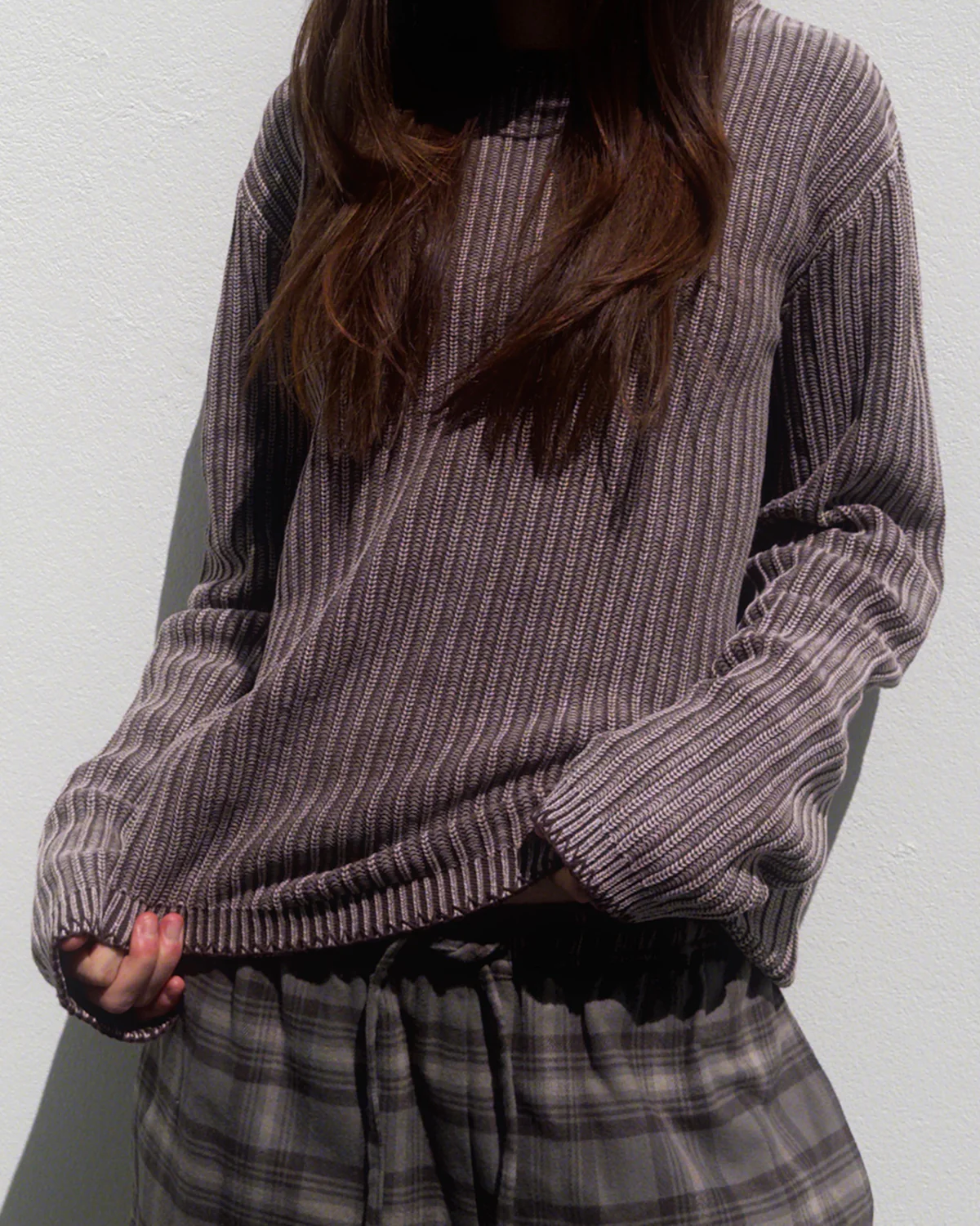 Mended Rib Sweater