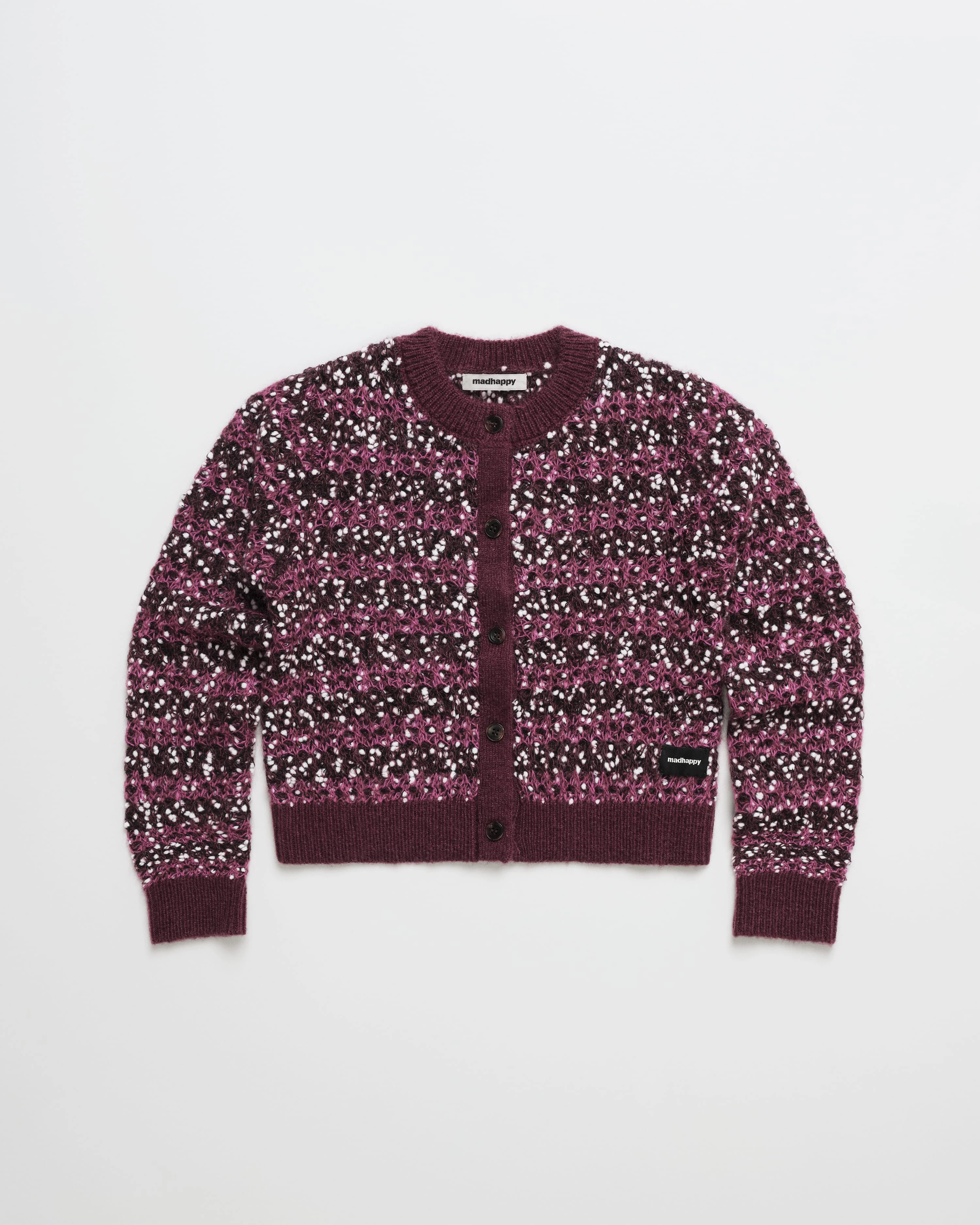 Open Knit Cropped Cardigan